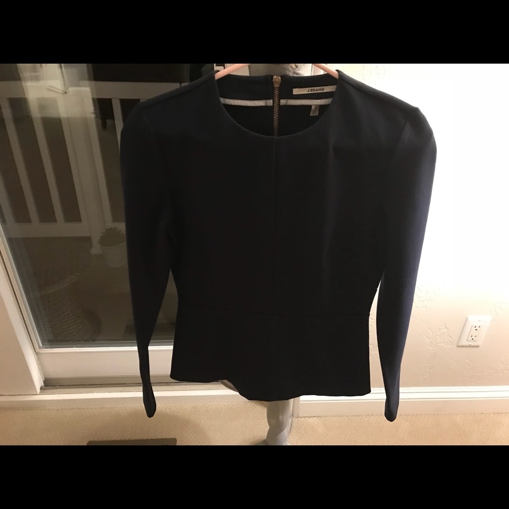 New j brand peplum top